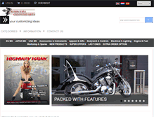 Tablet Screenshot of customparts.nl